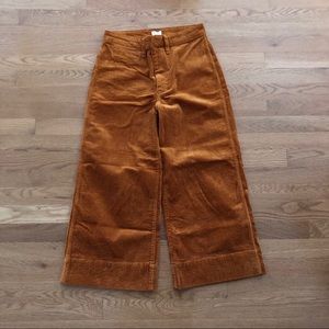 madewell emmett corduroy in carrot cake - 27P